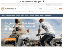Tablet Screenshot of e-bikelease.nl